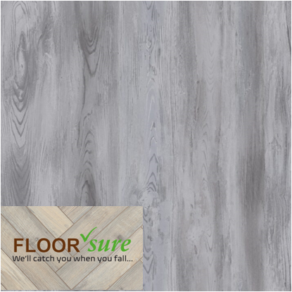 A picture of a wooden floor that says floor sure