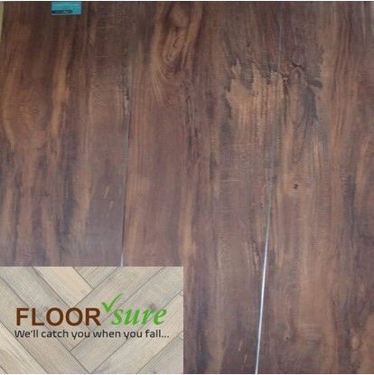 A picture of a wooden floor that says floor sure