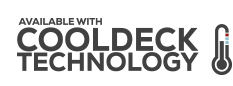 The logo for cooldeck technology is available with a thermometer.