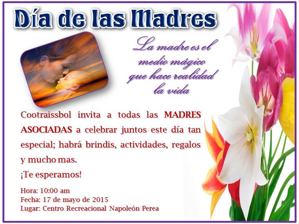 COOTRAISSBOL - Actividades día de la madre