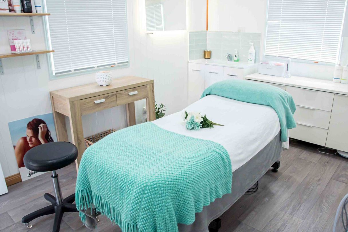 Massage Bed in Beauty Salon — Beauty Salon in Bundaberg, QLD