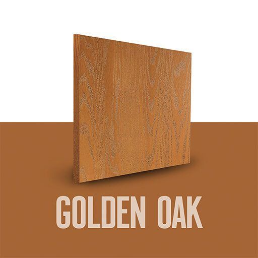 small Golden Oak composite doors