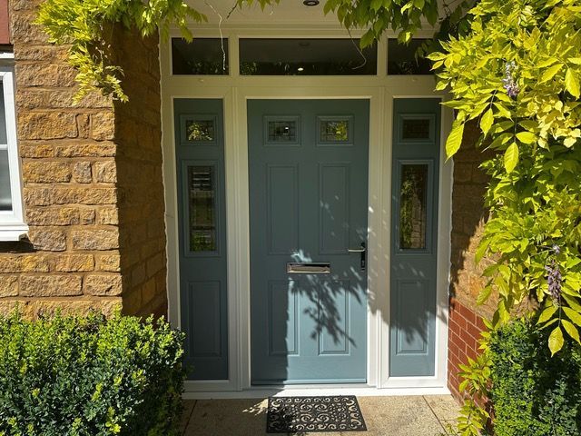 Composite door side panel