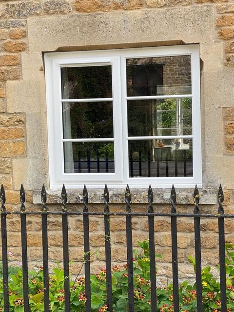 Double glazed bar windows