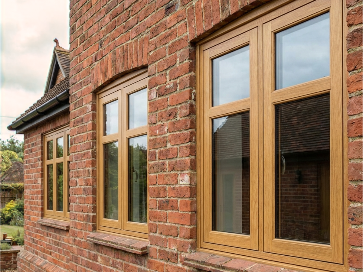Oak Flush casement windows by Prior Products  Stratford upon Avon