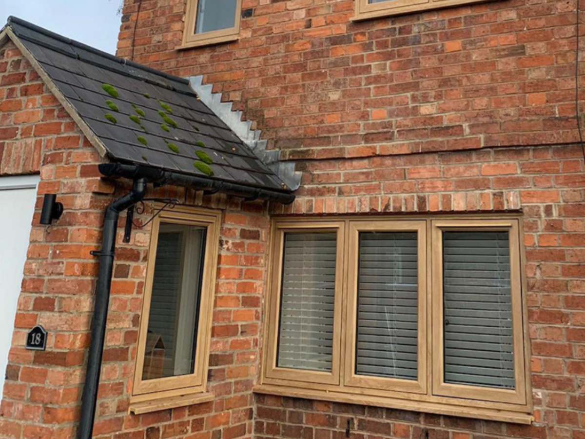Oak uPVC Flush casement windows by Prior Products  Stratford upon Avon