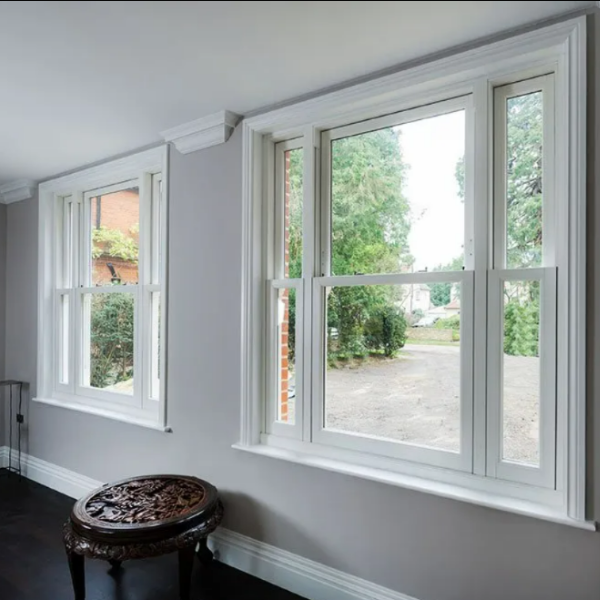 Interior view of white upvc windows Prior Products Stratfordupon Avon