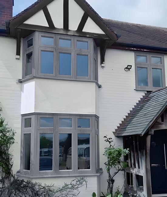 Slate grey grained outside/standard white inside preview