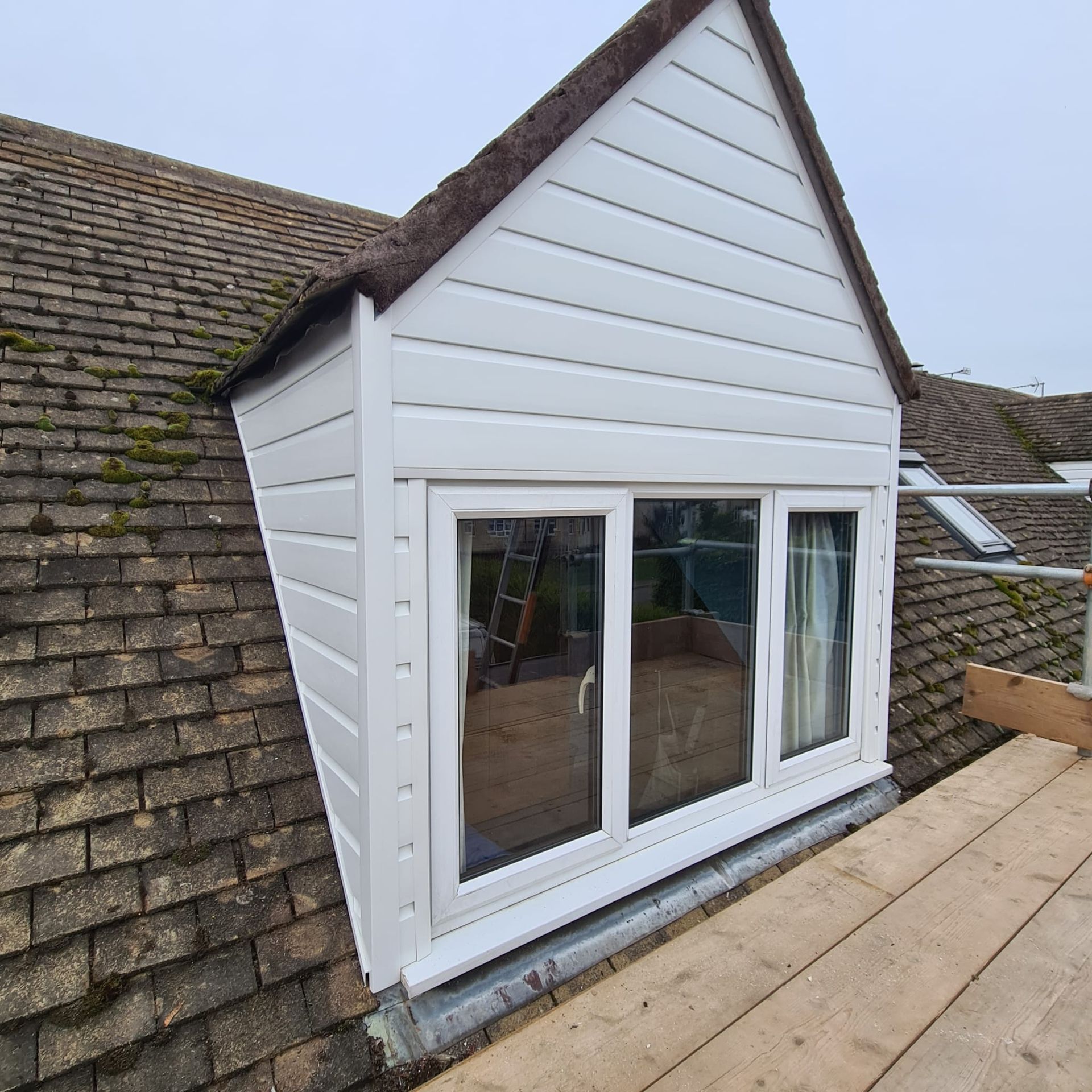 White PVC Cladding Dormer Window Stratford Upon Avon