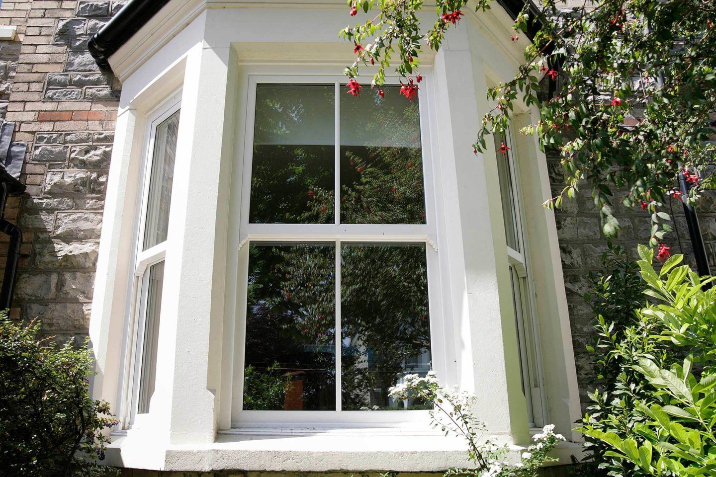 White upvc sash windows Prior Products Stratfordupon Avon