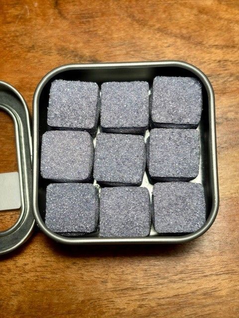 Lavender/Lemon infused GLITTER sugar cubes