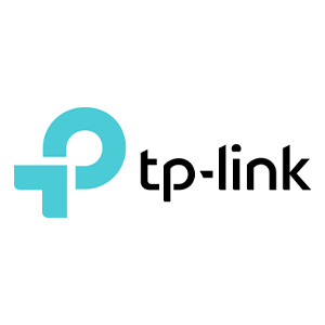 Logo TP-Link : forme de « T » turquoise et blanche combinée à un cercle, à côté des mots « tp-link » en noir.