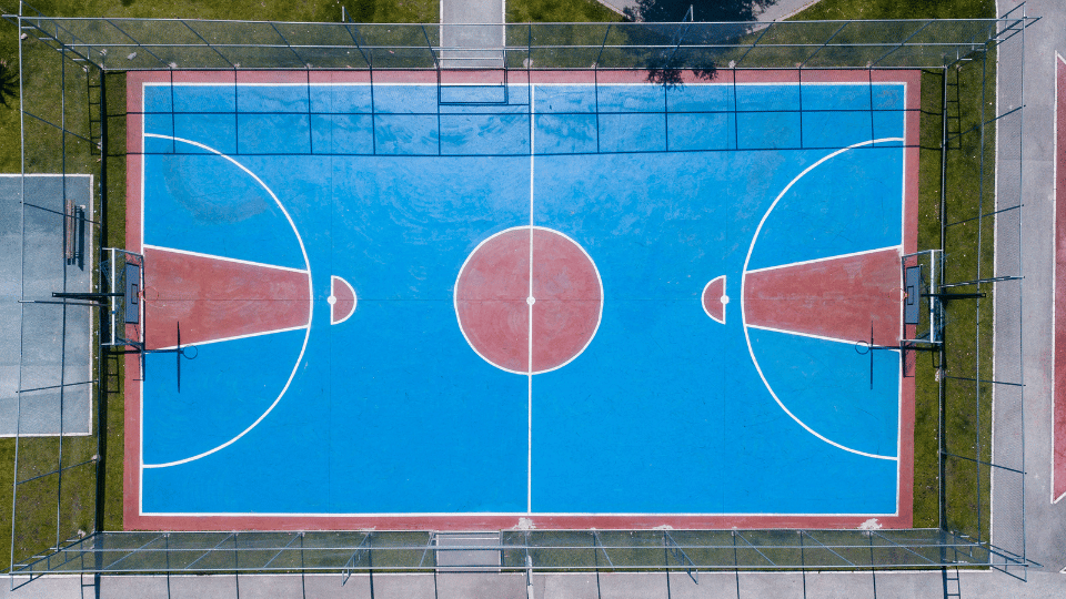 Concrete Basketball Court