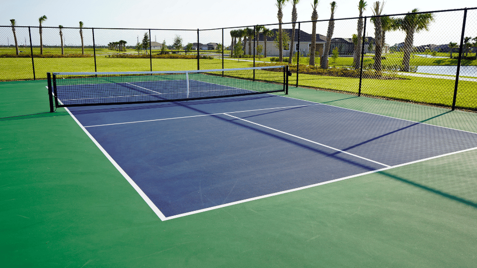 Concrete Pickleball Court