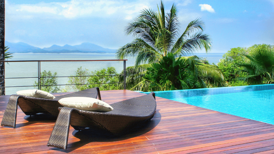 Stamped Concrete Pool Decks
