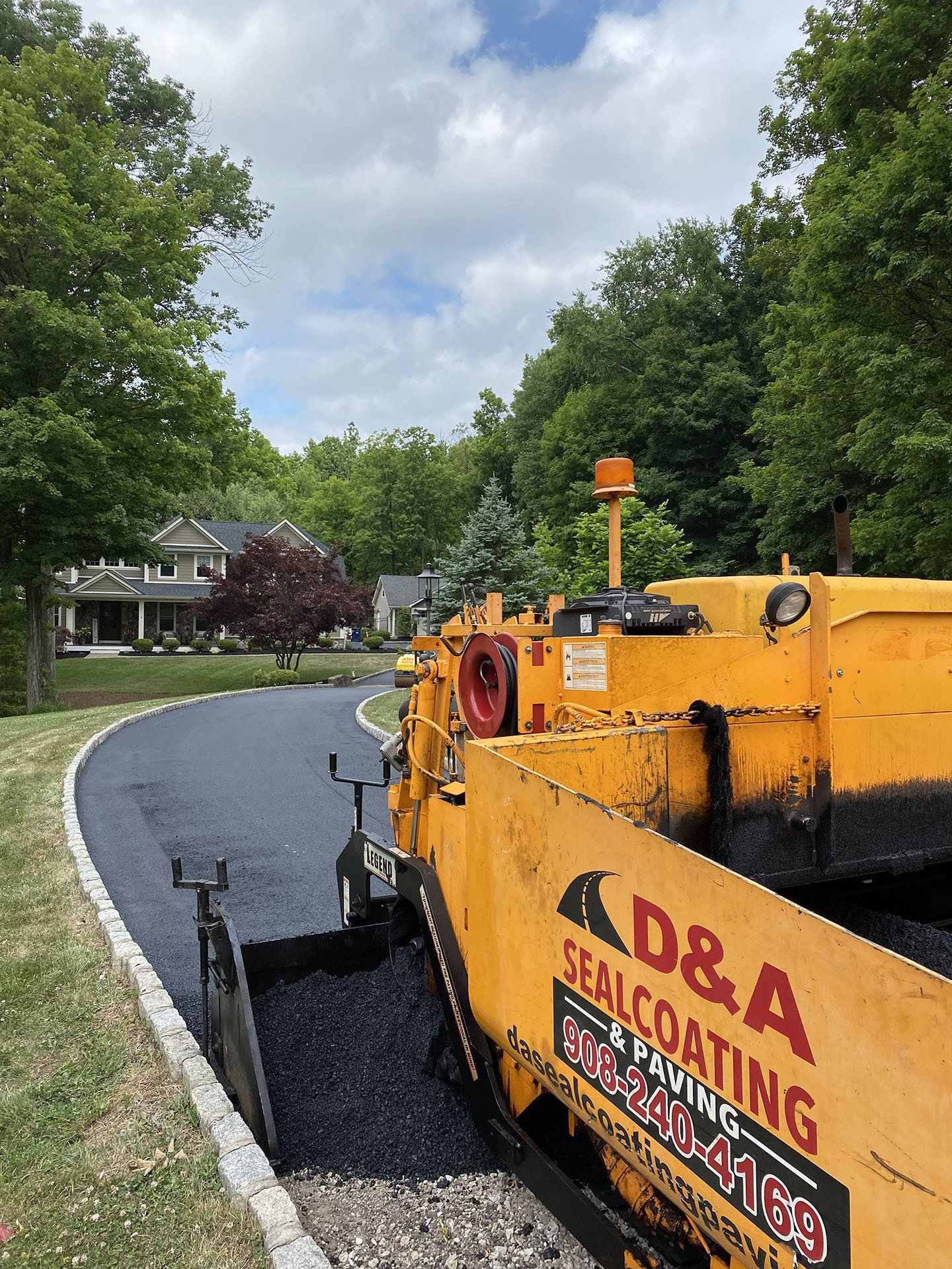 Asphalt Paver — Bridgewater, NJ — D&A Sealcoating & Paving