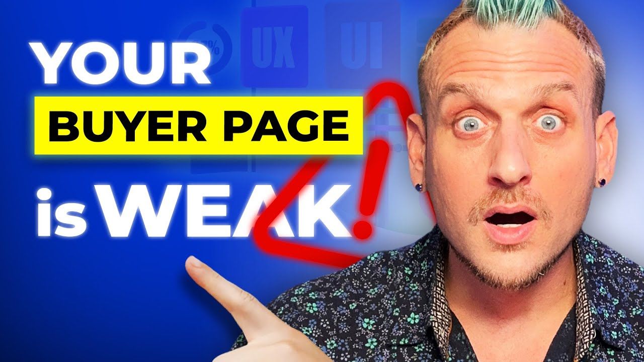 Man with surprised expression pointing to text: 