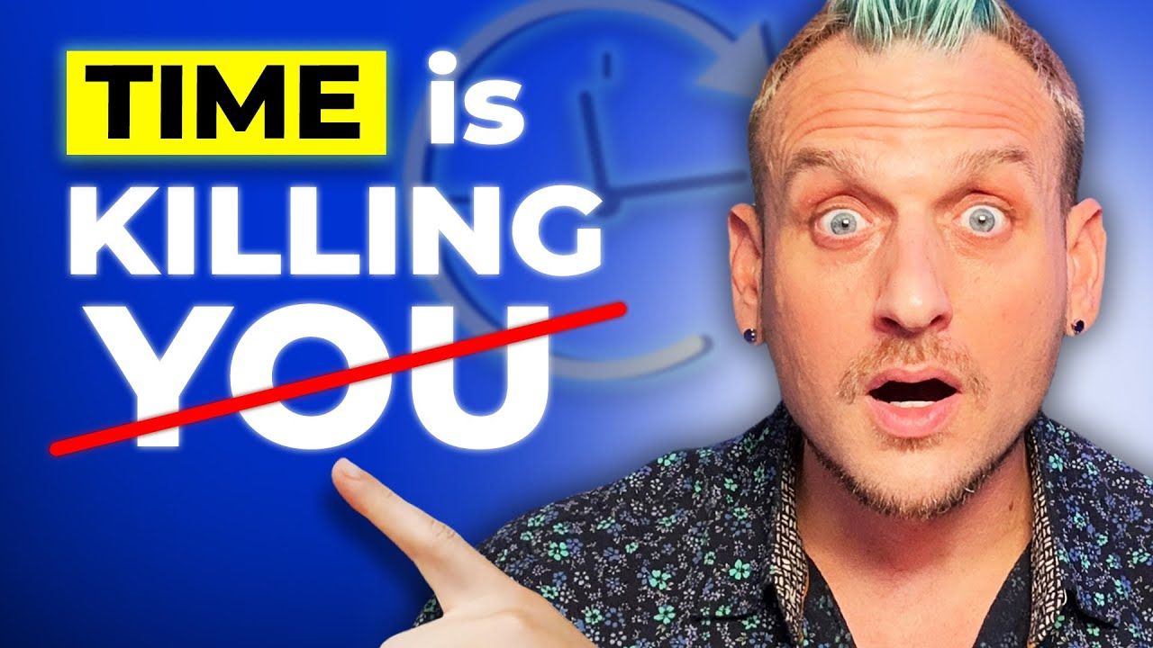 Man pointing at text 