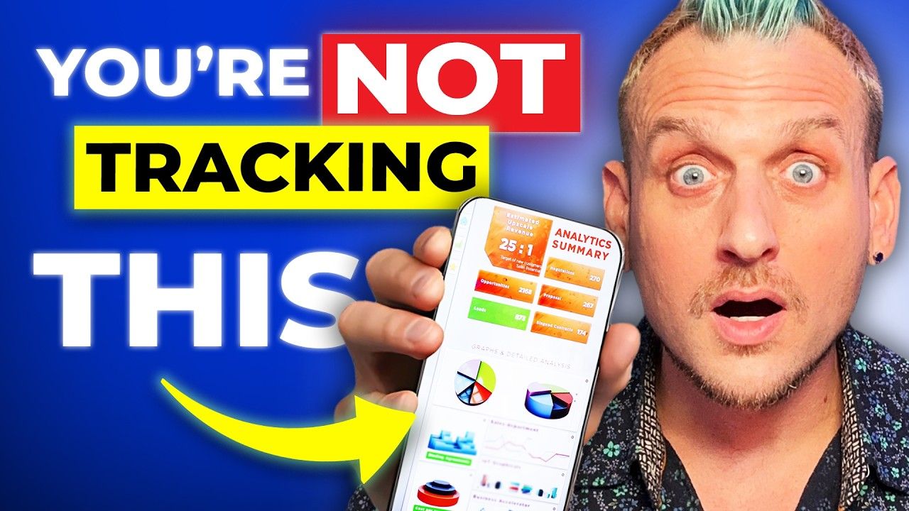 Man holding a phone with data displays, surprised expression, 