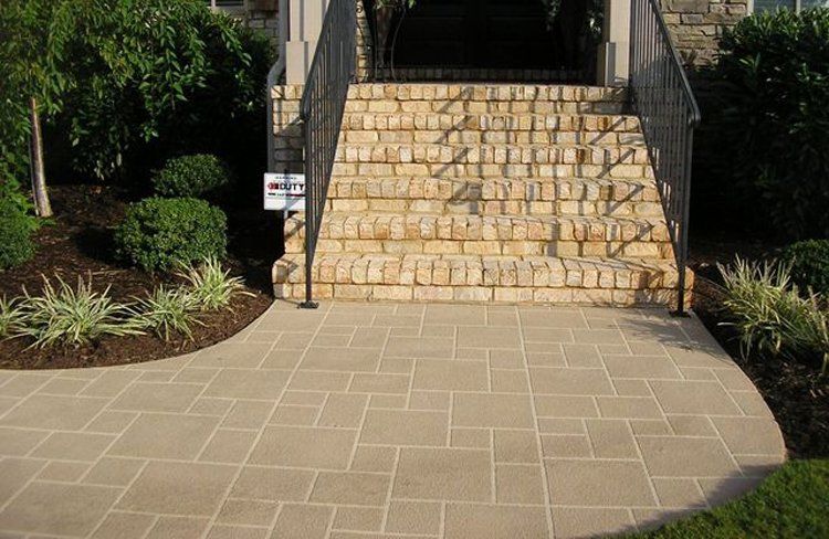 Walkway Pattern Design — Easley, SC — Landmark Concrete Designs Inc.