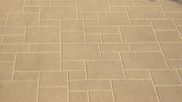 Entrance Driveway Overspray — Easley, SC — Landmark Concrete Designs Inc.