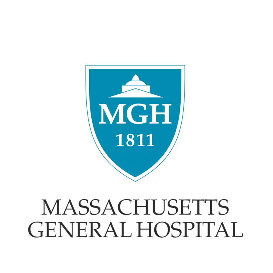 Logo of Massachusetts General Hospital: teal shield with MGH, 1811, over the words Massachusetts General Hospital.