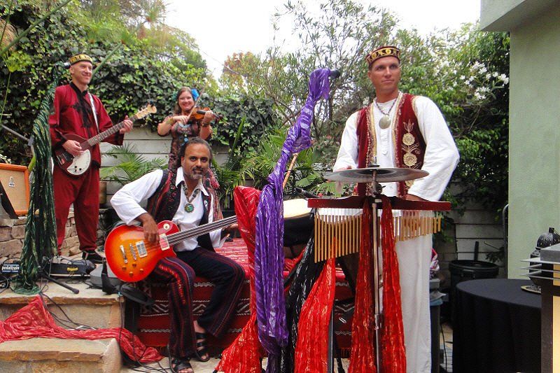 Band and DJs image showing a Bohemian Gypsy band