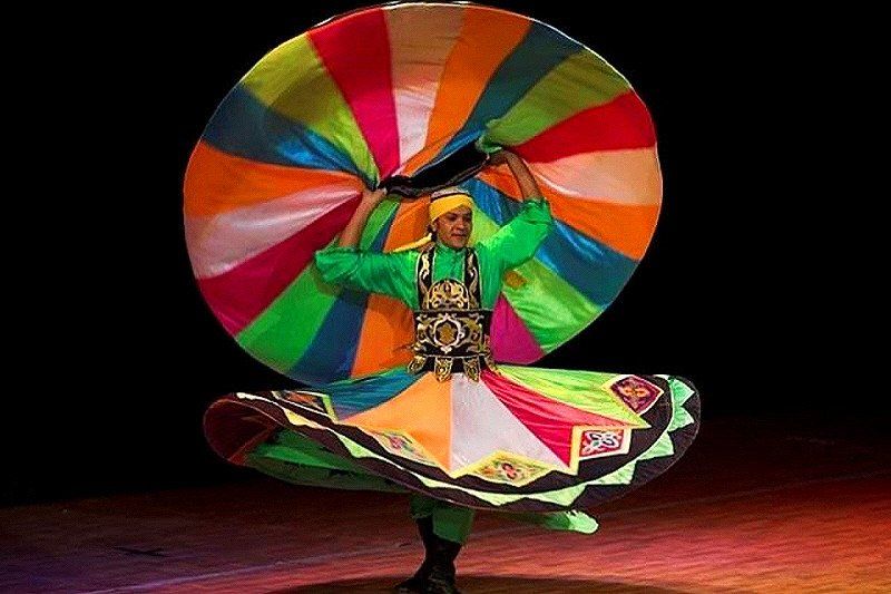 Stage Shows entertainment image showing famous Tanoura Whirling Dervish performance