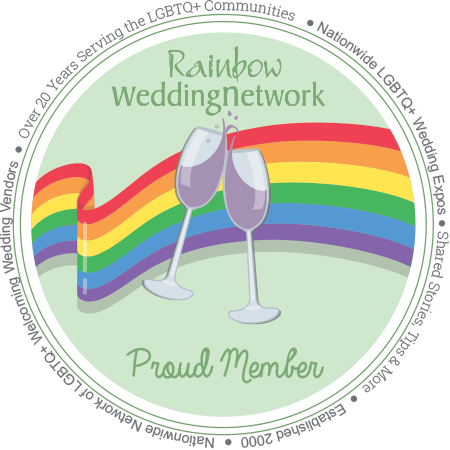 Rainbow Wedding Network Membership Emblem