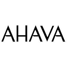 The logo for ahava is black and white on a white background.