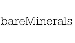 The bareminerals logo is black and white on a white background.