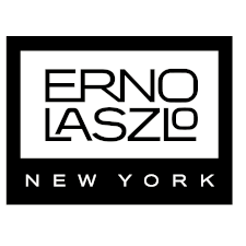 A black and white logo for erno laszlo new york.