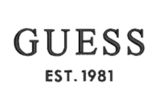 The logo for guess was established in 1981.