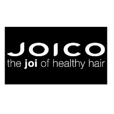 A black and white logo for joico the joi of healthy hair.