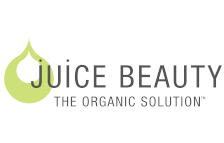The logo for juice beauty is the organic solution.