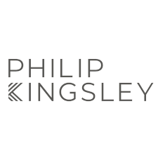 A logo for philip kingsley on a white background