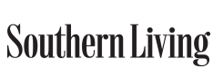 The logo for southern living magazine is black and white.