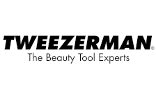 The tweezerman logo is black and white and says `` the beauty tool experts ''.