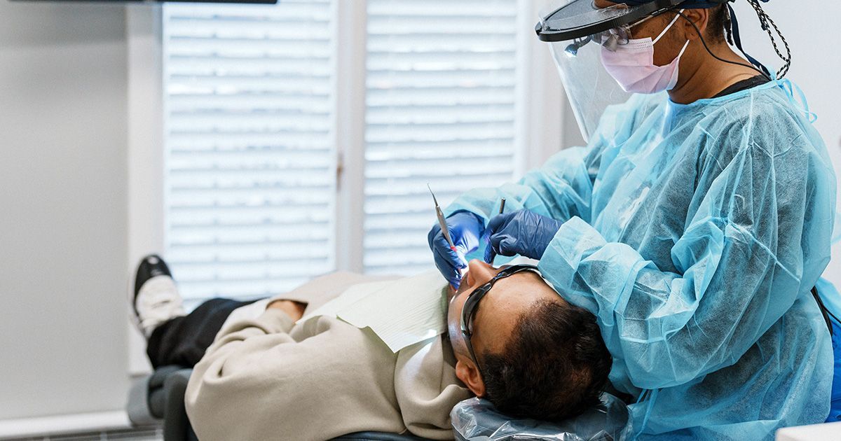 deep cleaning teeth