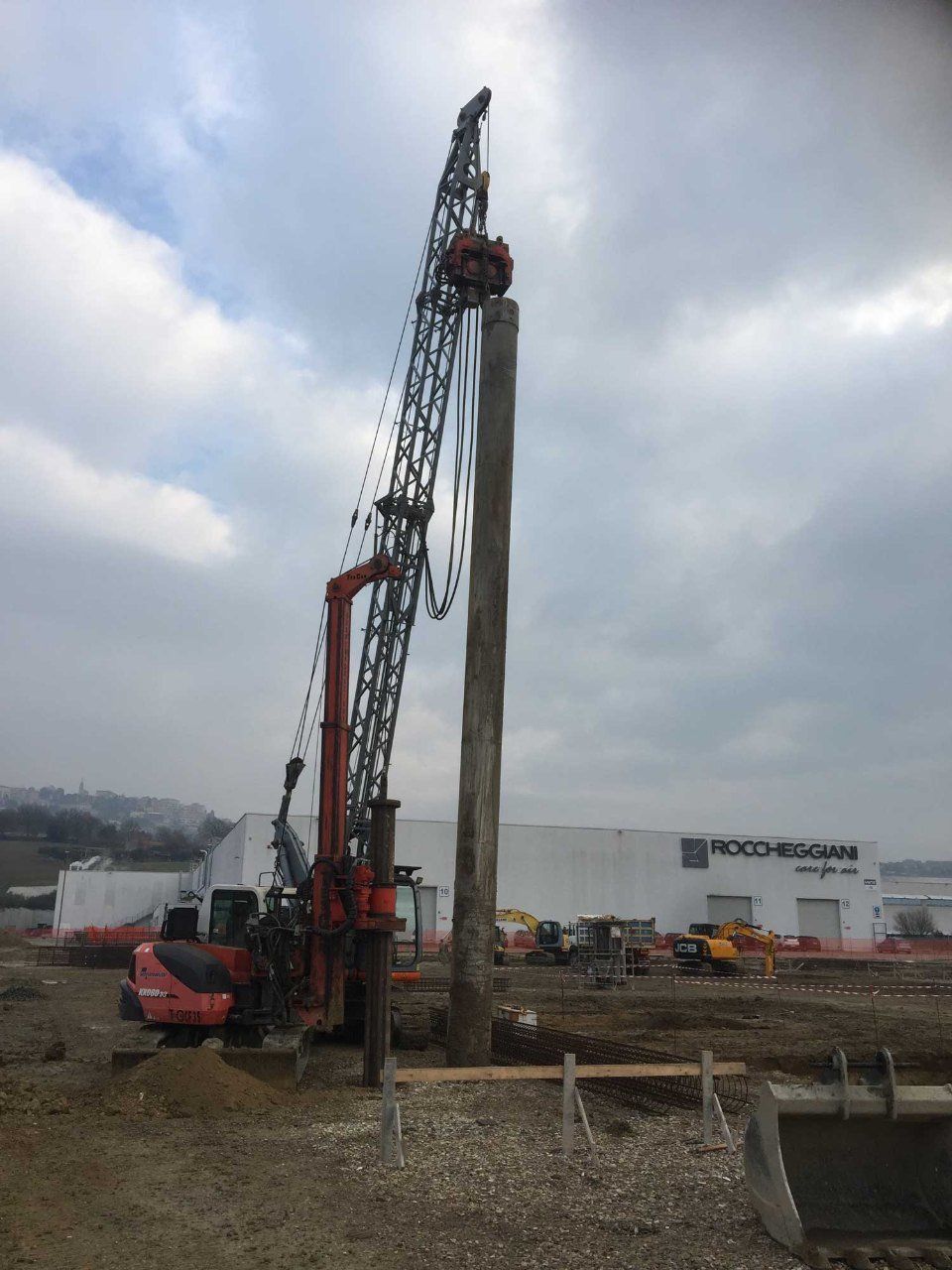 Trivellazione in cantiere