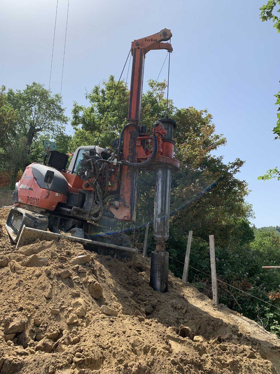 Trivellazione terreno