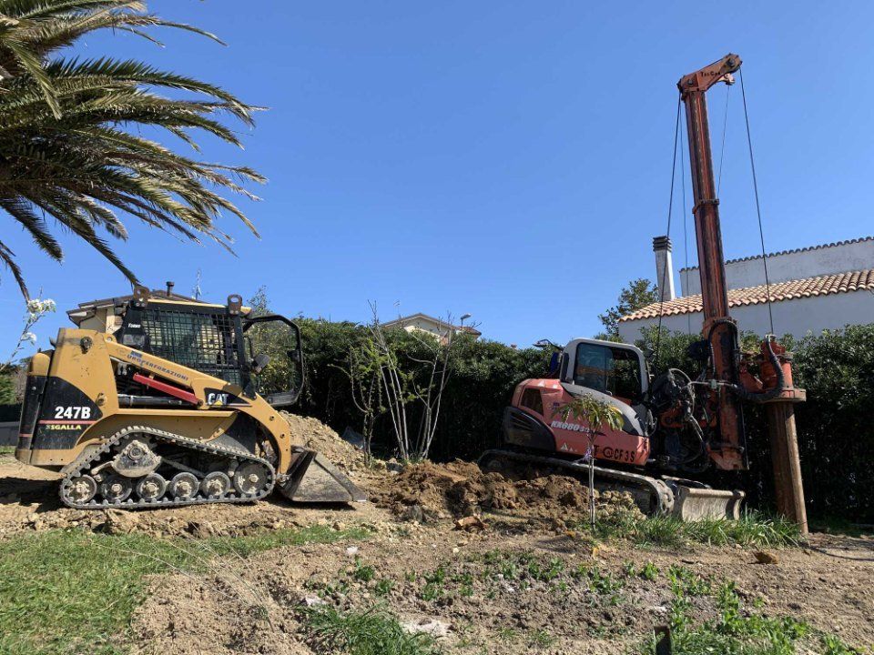 Lavori su terreno civile
