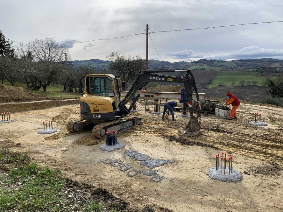 Intervento edile su terreno