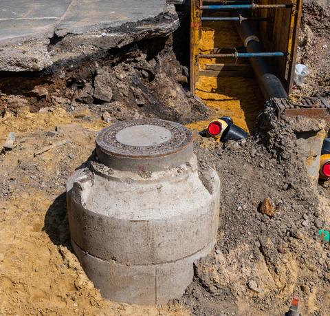 sewer line being repaired in westminster colorado by westminster plumbing llc.