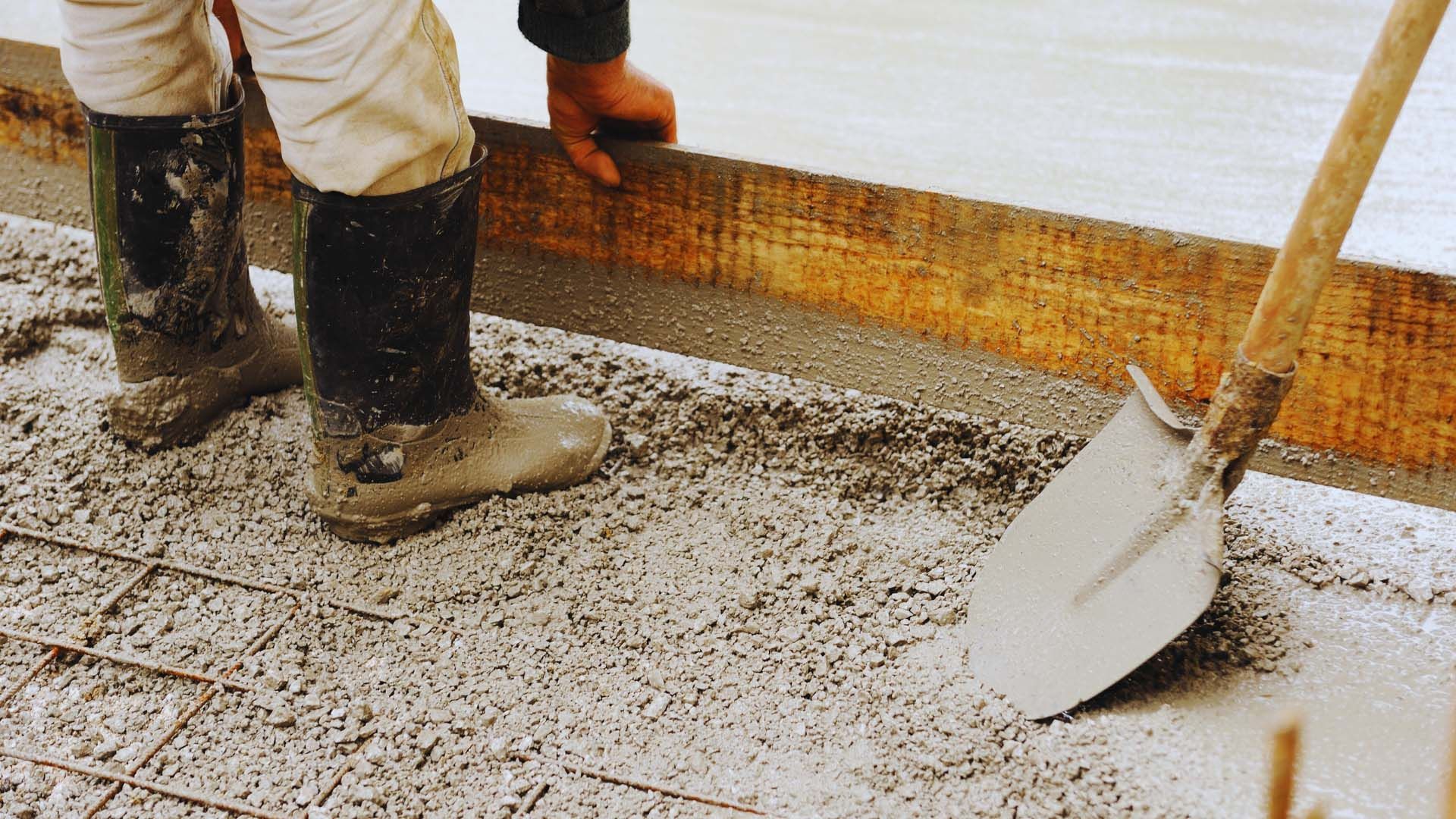 Concrete Floor For Patio Being Constructed In Bundaberg