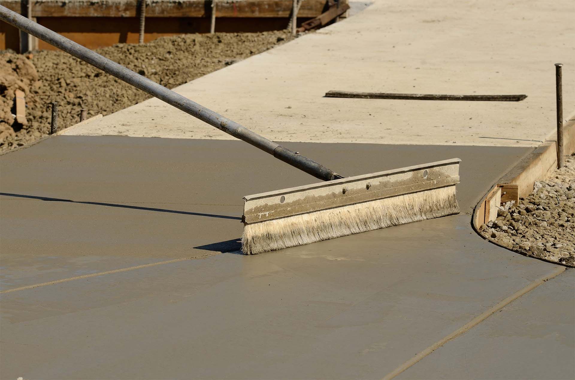 A Concrete Path Around House  In Bundaberg Under Construction