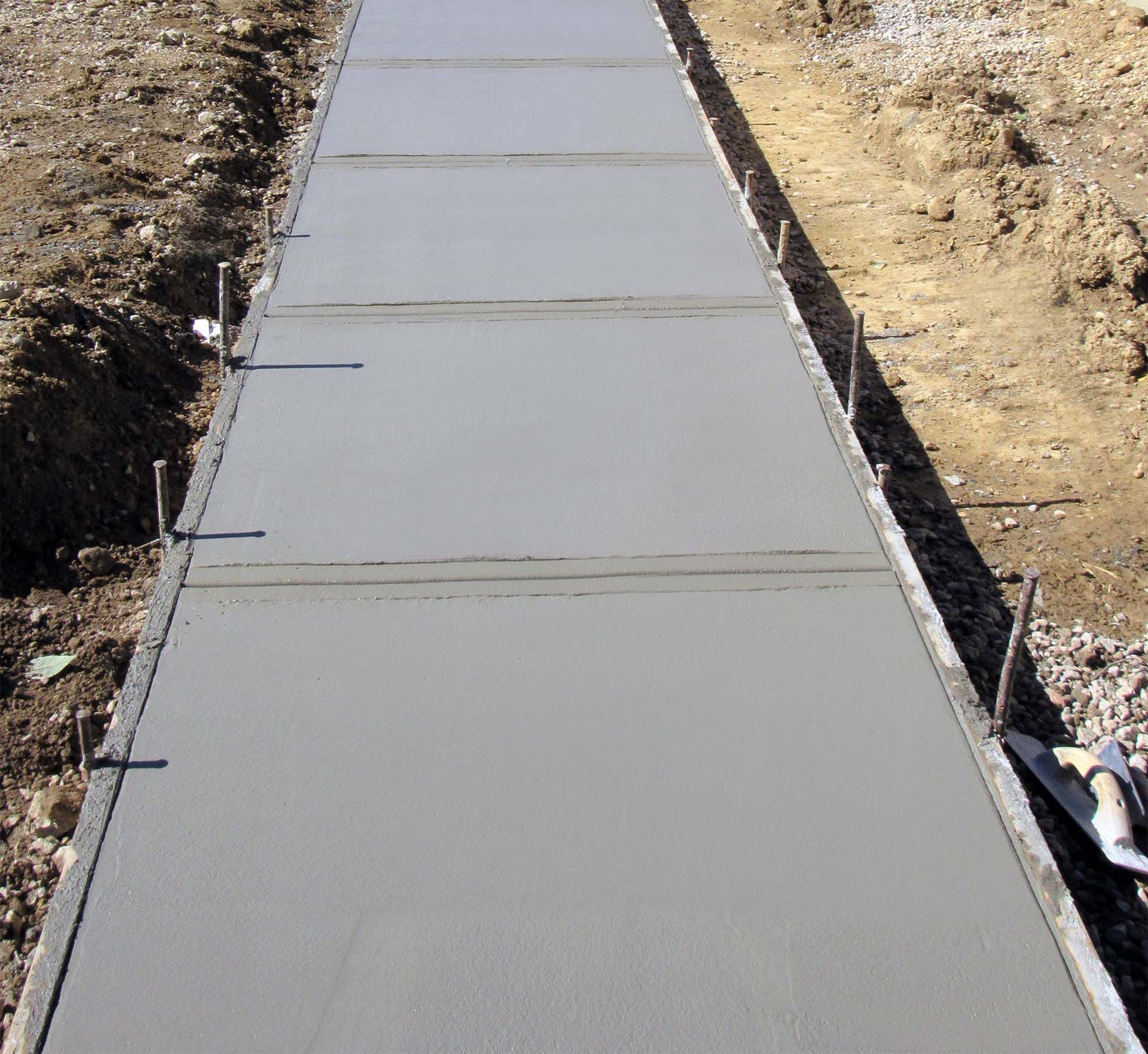 New Concrete Path Installation In Thabeban QLD