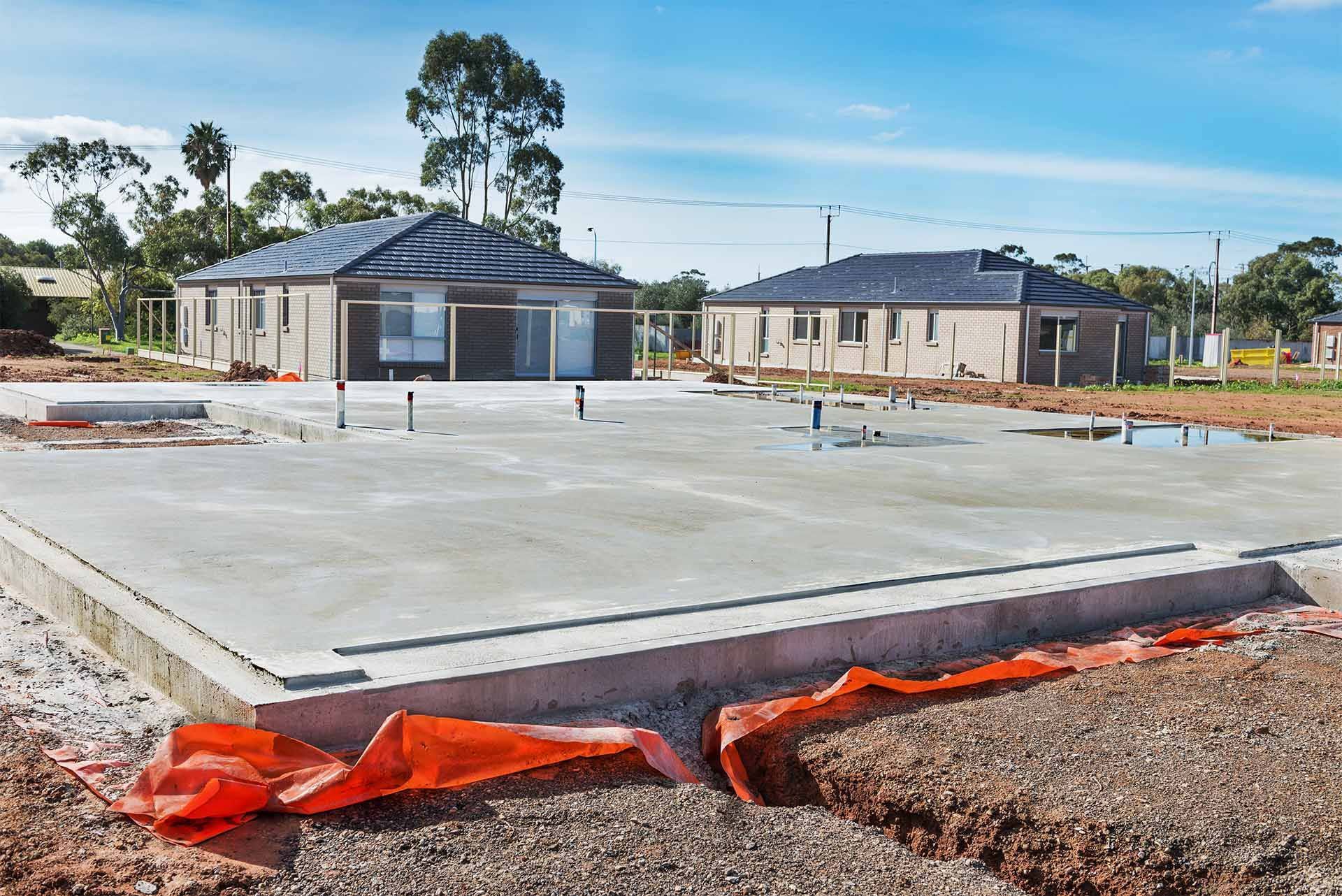 Concrete Slab Construction In Kalkie