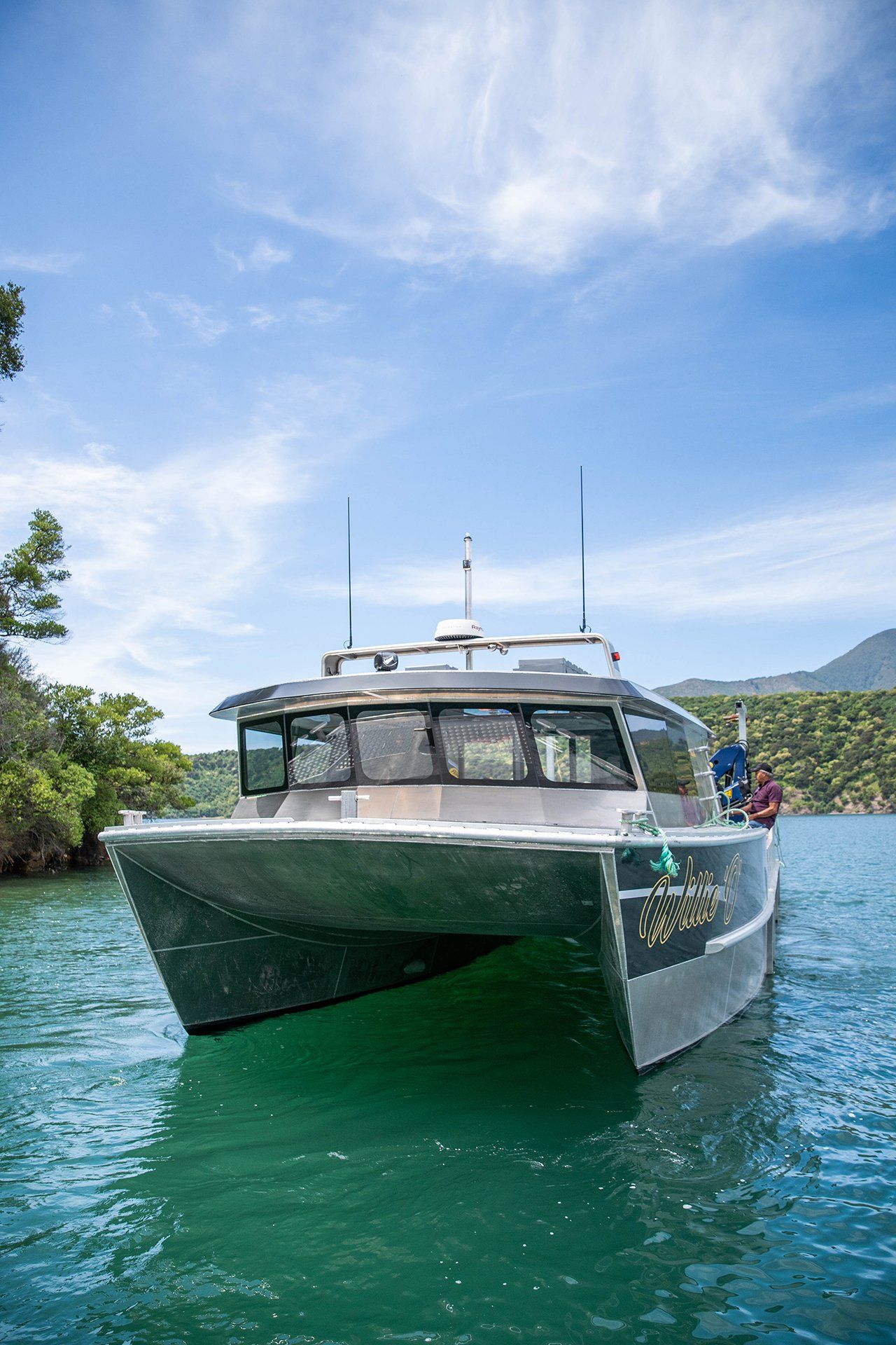 Willie O barge for O'Donnell Park Barging Ltd in Picton NZ