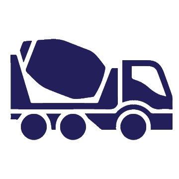 Cement truck icon for O'Donnell Park Barging Ltd in Picton NZ